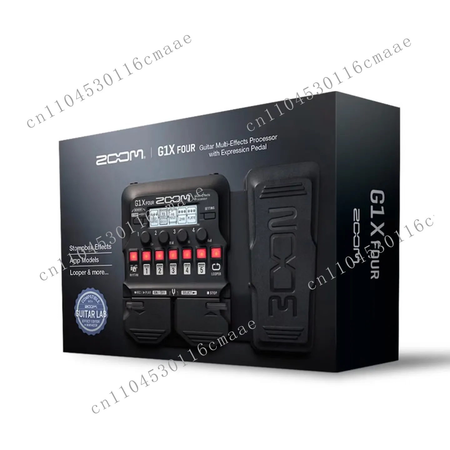 G1X FOUR Electric Guitar Multi-Effects Processor with Drum Machine and Amplifier Analog