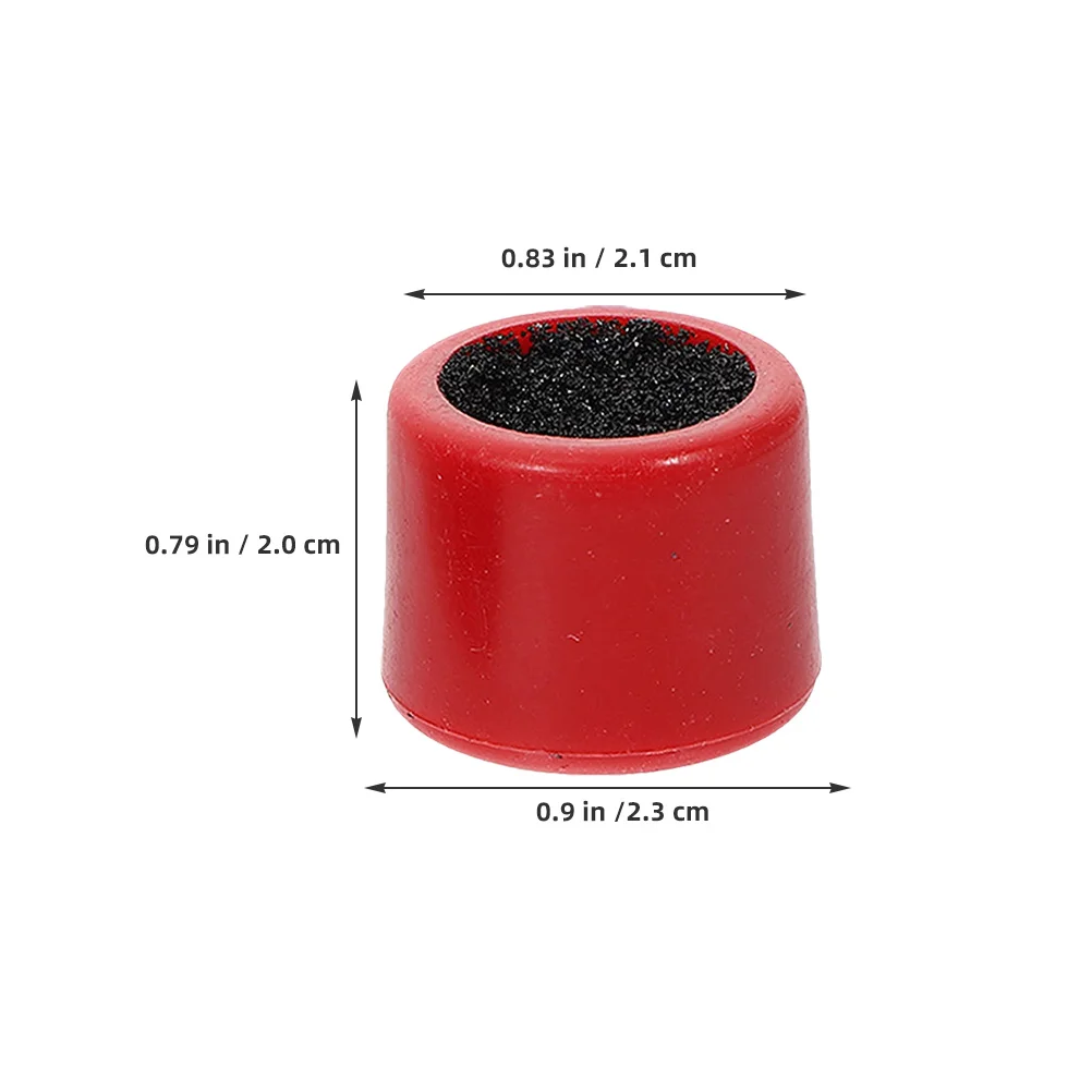 3Pcs Round Pool Cue Tip Sander Tool for Shaping Repairing Billiard Cue Tips Red Sanding Tool Set Billiards Accessories