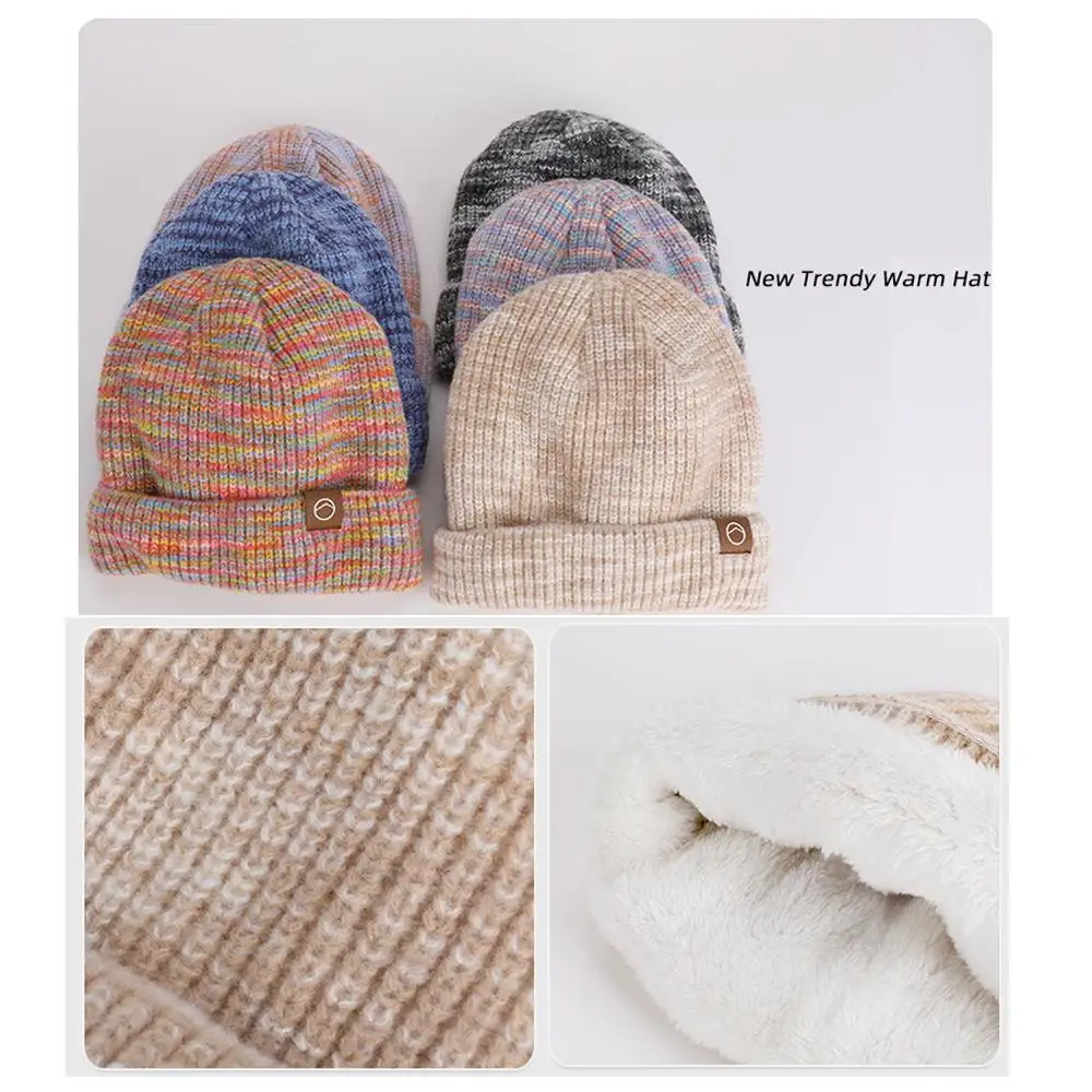 رجل في الهواء الطلق الدافئة يندبروف القفازات الشتاء Coldproof قبعة وشاح قفازات مجموعات النساء محبوك قبعة قبعة قبعة للجنسين قفازات الأوشحة