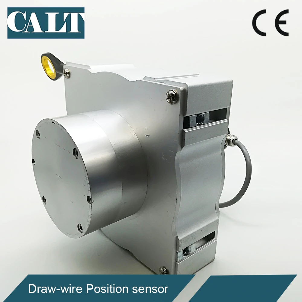 Draw Wire Sensor CESI Series 7m Measure Length CESI-L7000P Rotary Encoder 5-26 VDC Push Pull Output