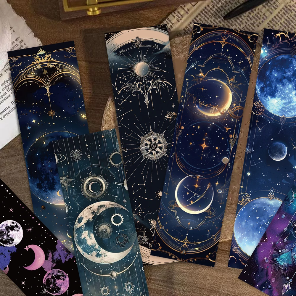 30pcs Fantasy Tarot Secrets Bookmarks Reading Pages Books Tagged School Stationary Supplies DIY Aesthetic Creative Bookmarks