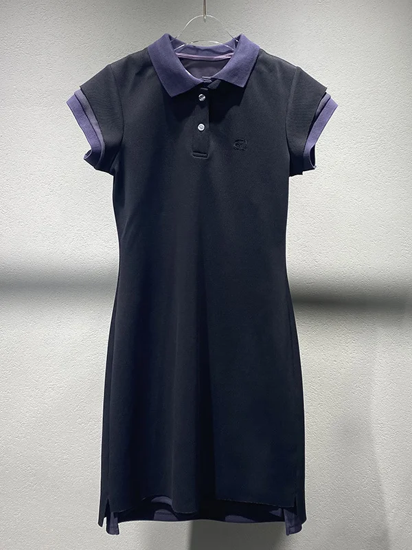 

Summer New Style Short Sleeve Collar Bodycon Skirt Dress High Waist A-Line Silhouette Big Wang Home Fashion 2025