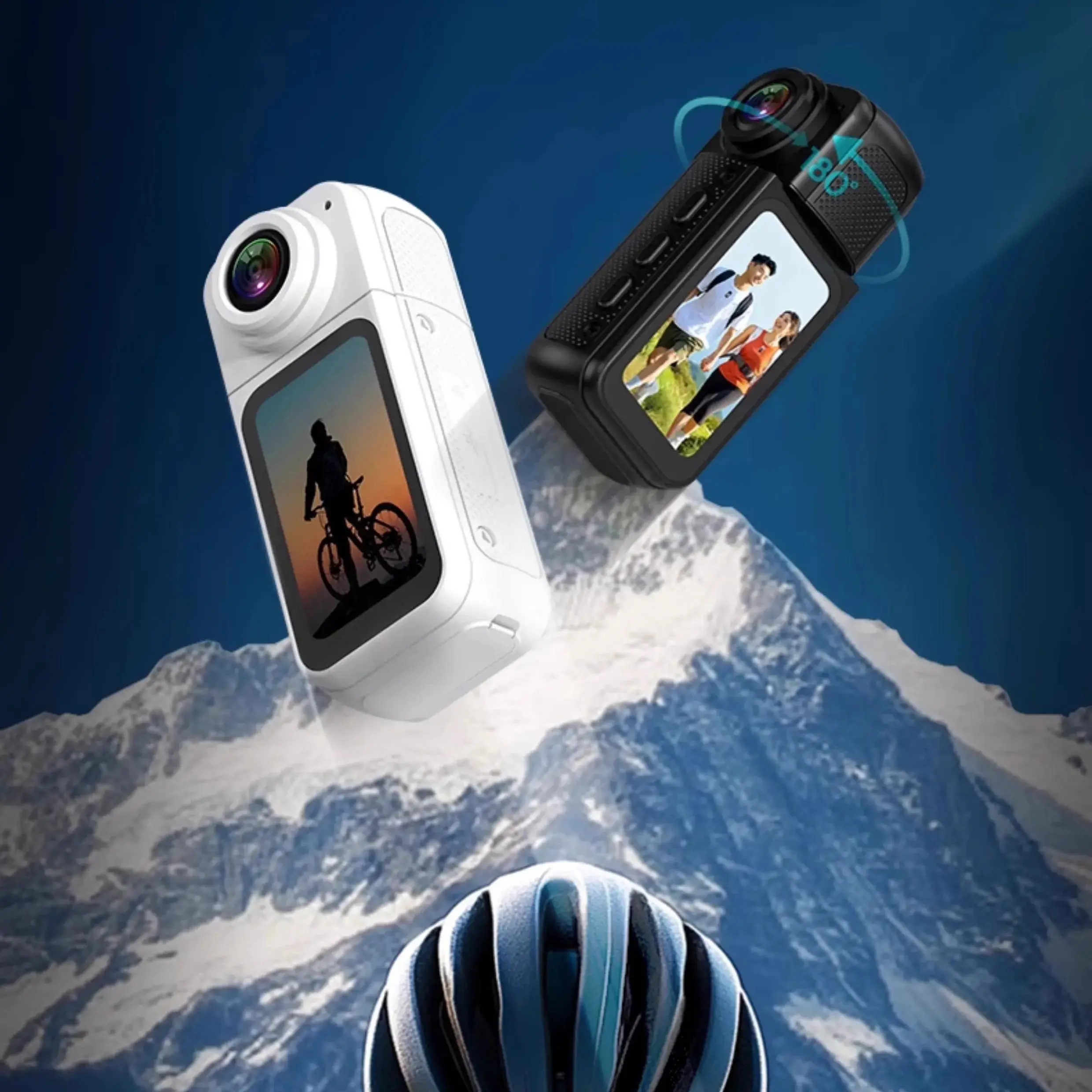 

2.7K Action With 1.47 LCD Magnetic Mount POV First View Pocket Camera For Vlogging WIFI Camera HD Sports