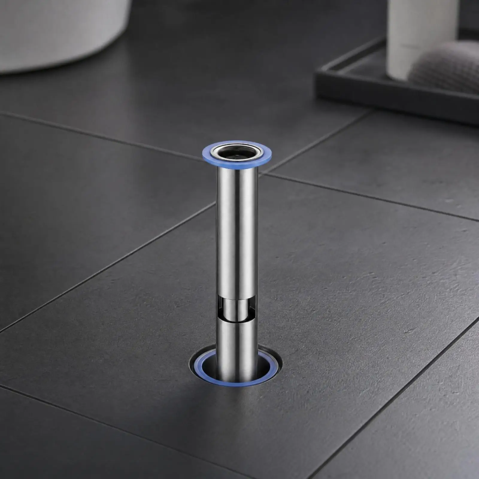 Floor Drain Core with Backflow Preventer Rapid Drainage Stainless Steel Bathroom Floor Drain Replacement Core Rust-Resistant