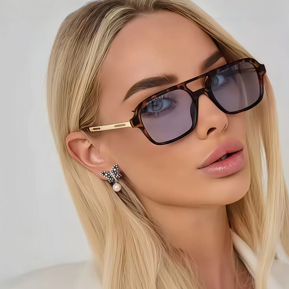 Europäische und amerikanische Retro-Sonnenbrillen im modischen Stil für Damen und Herren, vielseitig einsetzbar für Sonnenschutz und UV-Schutz im Sommer.