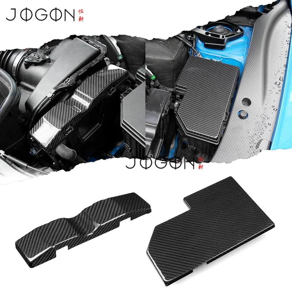 DRY Carbon Fiber Car Engine Fuse Box Battery & ECU Cover Overlay Trim For Acura Integra A-Spec Type S DE4 DE5 2023 2024 2025