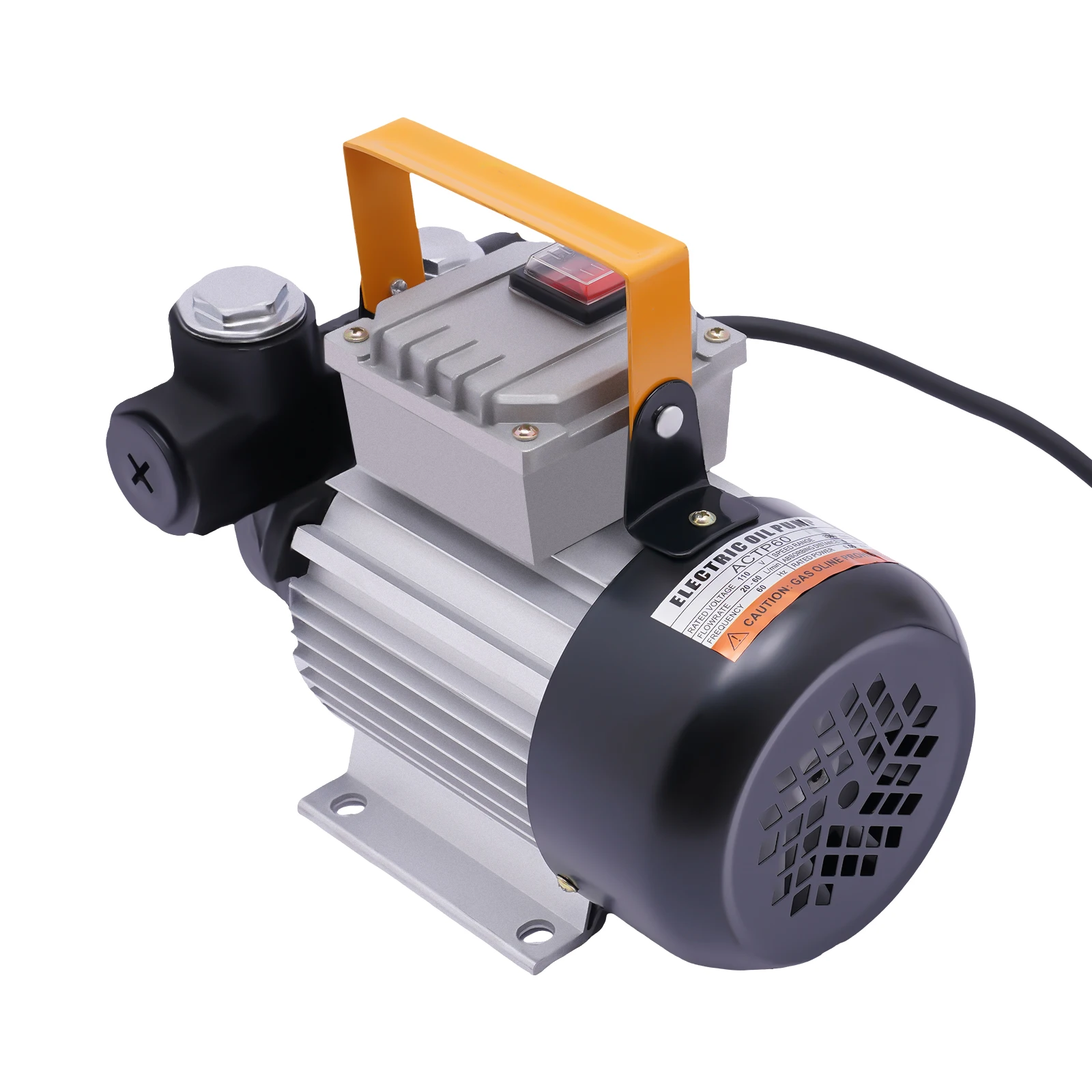 مضخة نقل الوقود ذاتية التحضير 110 فولت تيار متردد، مضخة نقل الزيت 60 لتر/دقيقة 550 وات مضخة زيت كهربائية مضخة تغيير زيت الديزل والكيروسين #1