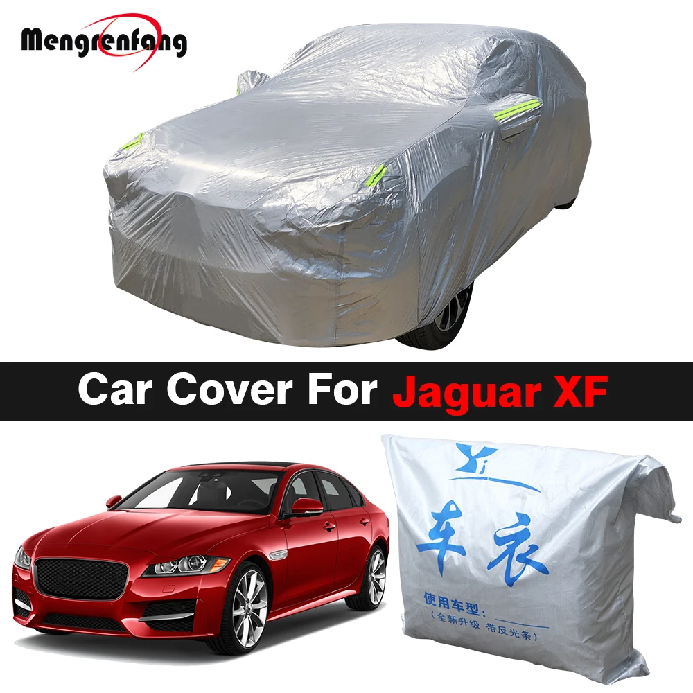 

Full Car Cover Outdoor Auto Sun Shade Anti-UV Snow Rain Resistant Cover Dustproof For Jaguar XF 2007-2023