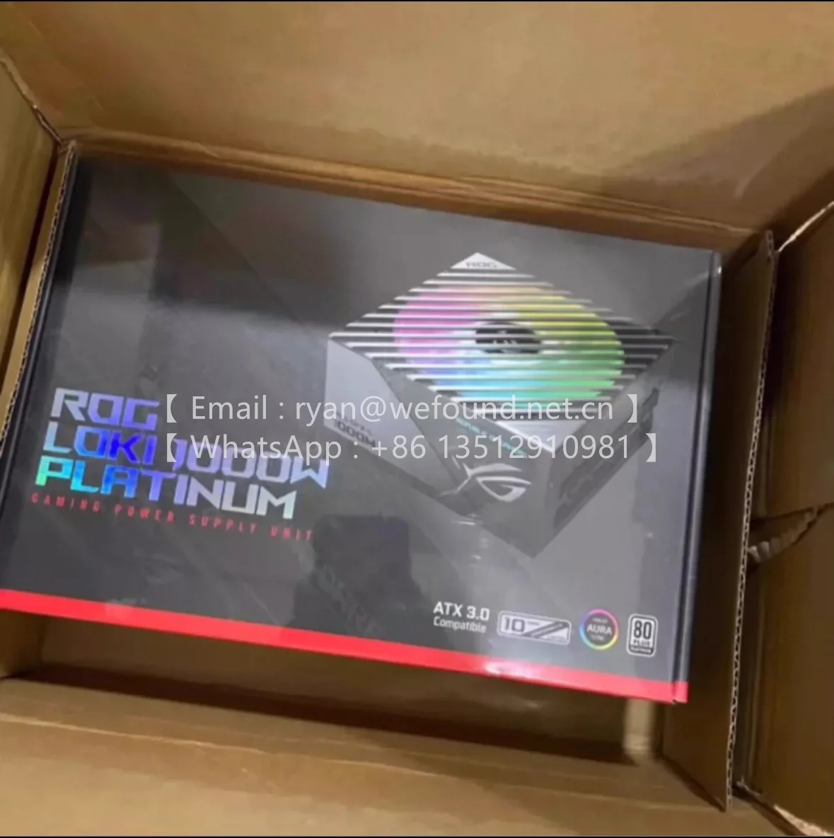 ROG LOKI 1000W SFX-L fully modular gaming power supply