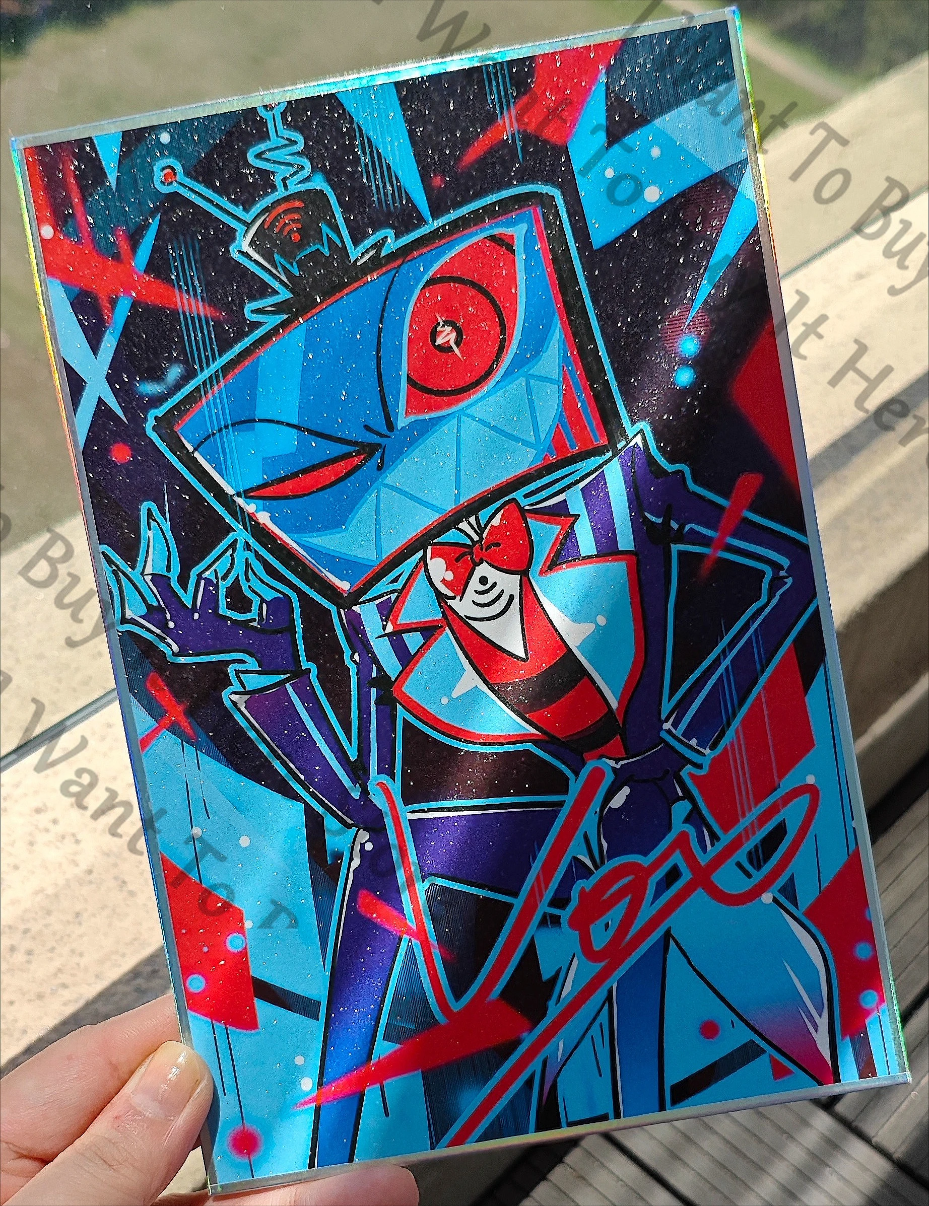 

Оригинальный дизайн аниме Хазбин отель Вокс косплей мультфильм цветная бумага аксессуар цветной лист орнамент талисман Ambitus Рождественский подарок