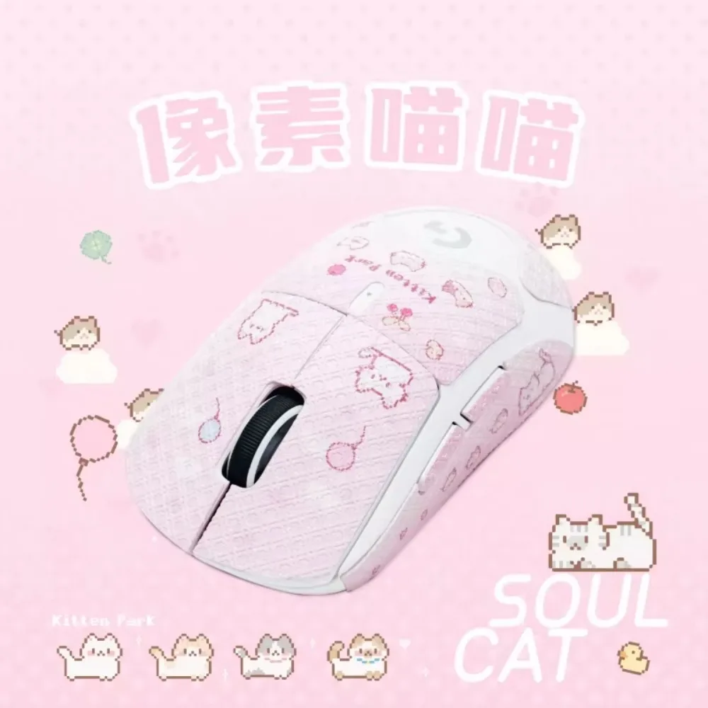 For GPW2/3 Mouse Sticker Customized Absorb Sweat Anti-slip  Wear-resistant Mouse Gaming Accessories Gifts