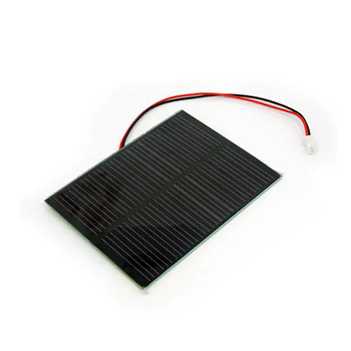 1W High-Efficiency Monocrystalline Solar Panel for Battery Charging, 80BY100mm Power Generation Board, Suitable for Outdoor Use