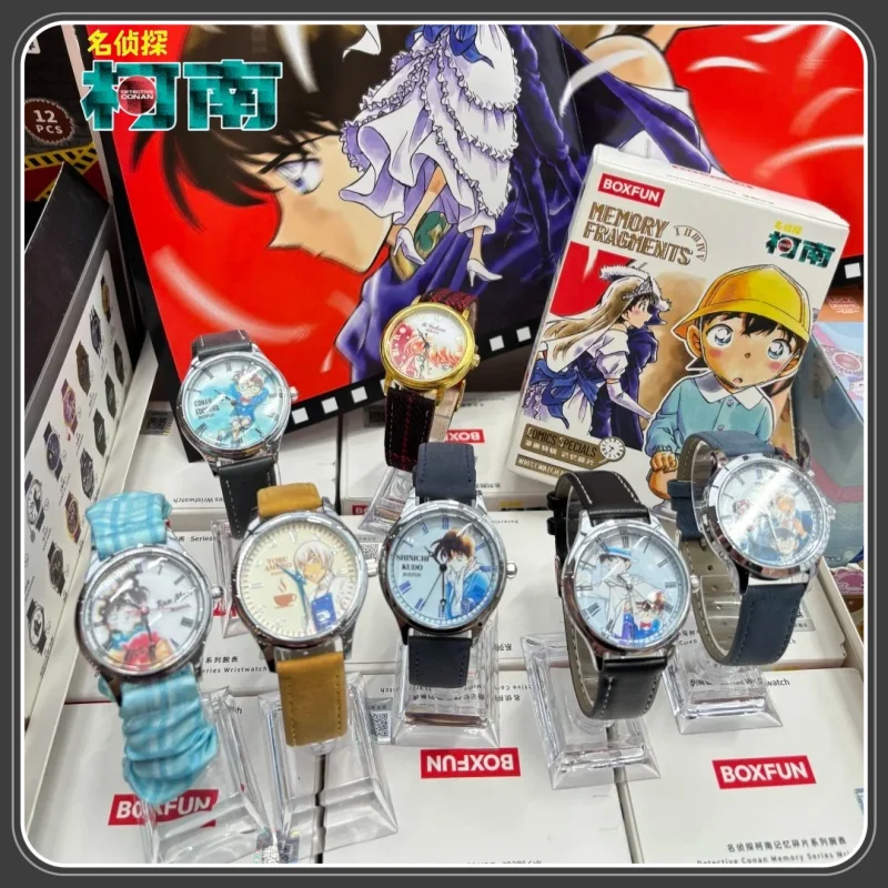 Официальные часы Detective Conan, слепая коробка, 2-я серия, фрагменты памяти, аниме, мерч Kaito Kid Ran Mori Haibara Ai, аниме, подарочная игрушка Официальные часы Detective Conan, слепая коробка, 2-я серия, фрагменты памяти, аниме, мерч Kaito Kid Ran Mori Haibara Ai, аниме, подарочная игрушка