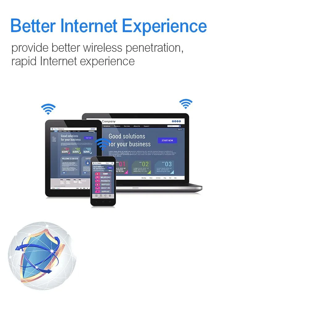 Adaptor USB WIFI Baru MT7601 150Mbps USB 2.0 Kartu Jaringan Nirkabel WiFi 802.11 B/G/N Adaptor LAN dengan Antena Yang Dapat Diputar