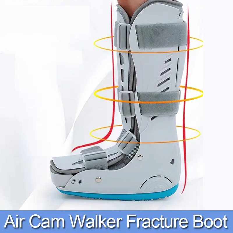 Medical Ankle Sprain Air Walker Boot-Long Orthopaedic Boot Fracture Boot-Achilles Tendon Ruptures Foot Walker Brace