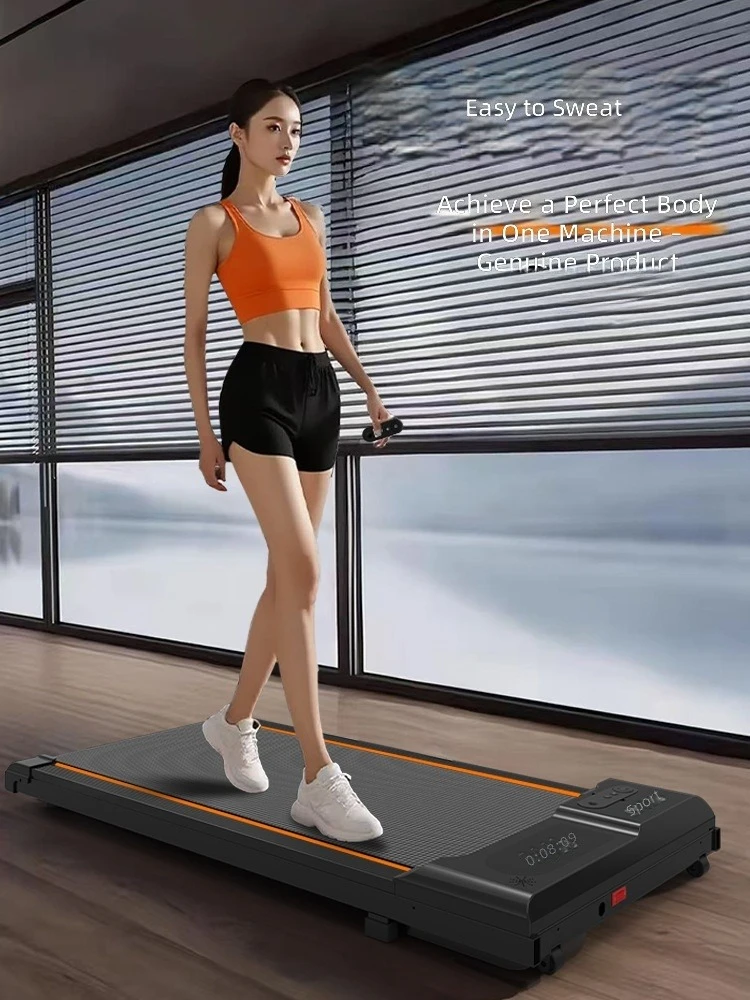 Treadmill for Home Use, Small Foldable Quiet Walking Machine, Mini Fitness Equipment for Weight Loss, Indoor Exercise