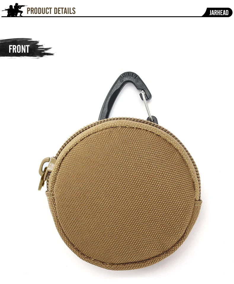 Taktische EDC Männer Schlüssel Brieftasche Tasche Outdoor USB Kabel U-Disk Kopfhörer Lagerung Tasche für AirPods Freebugs Kopfhörer schutzhülle – Detail 14