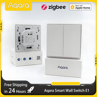 Aqara Smart Wall Switch E1 Zigbee 3.0 Remote Control Wireless Key Neutral Wire/No Neutral fire Wire Switch for MiHome Homekit