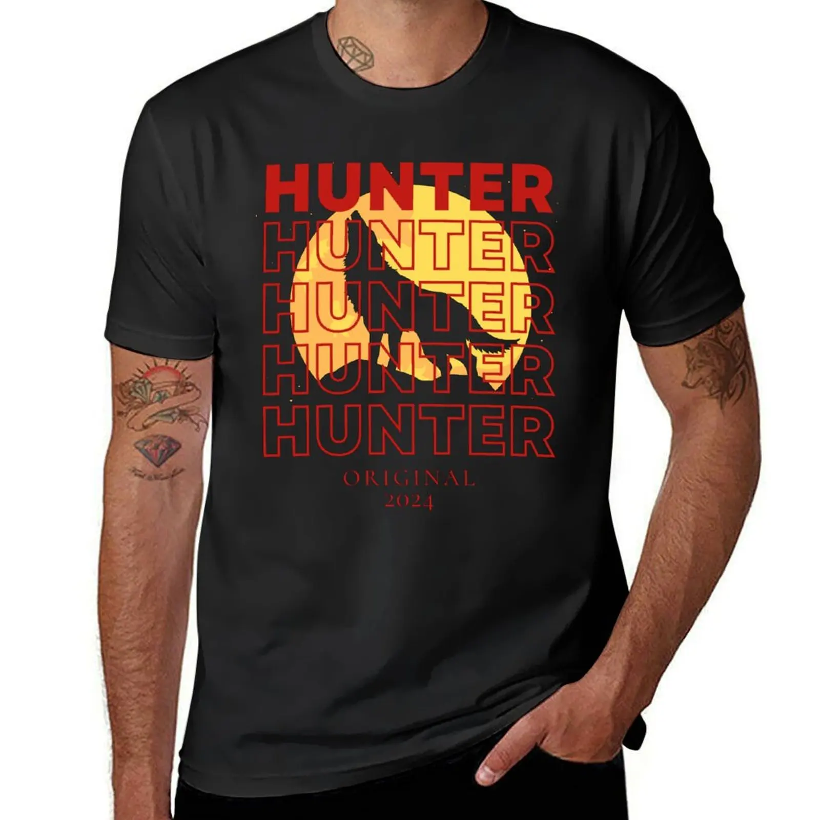 HUNTER ORIGINAL 2024 NEW FASHION DESIGNER TEE T-Shirt sports fans new edition for a boy fitted t shirts for men