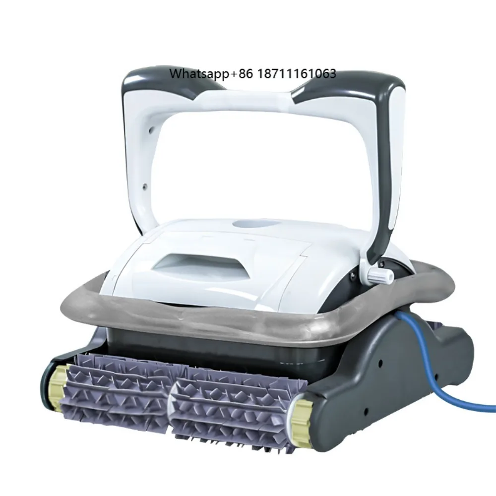 Swimming Pool Fully Automatic Vacuum Cleaning Robot with IPX8 Waterproof Wall-Climbing Underwater Vacuum Cleaner for Clear Water