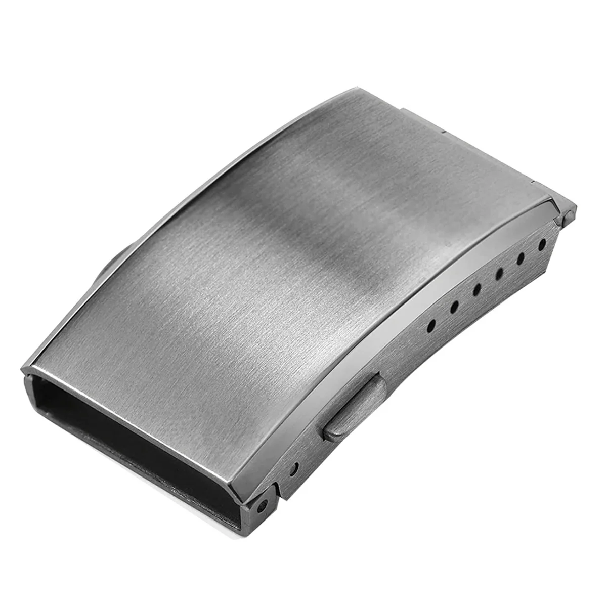 Watch Buckle Fold Safety Milled Clasp Replacement Stainless Steel Watchband Clasp , 20Mm