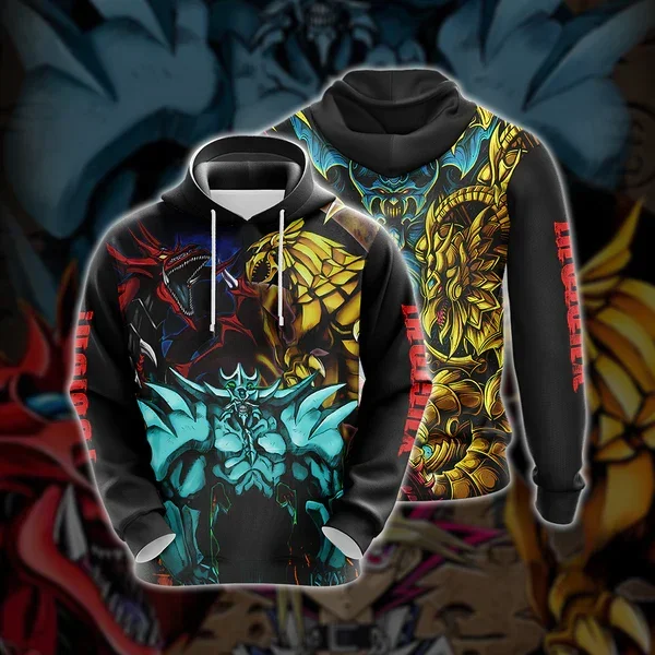 2024 new  Anime  YU GI OH Hoodies 3D Print Women/Men Hoodie Sweatshirt  Streetwear Hip Hop Pullover Kids Hooded Cosplay Clothing