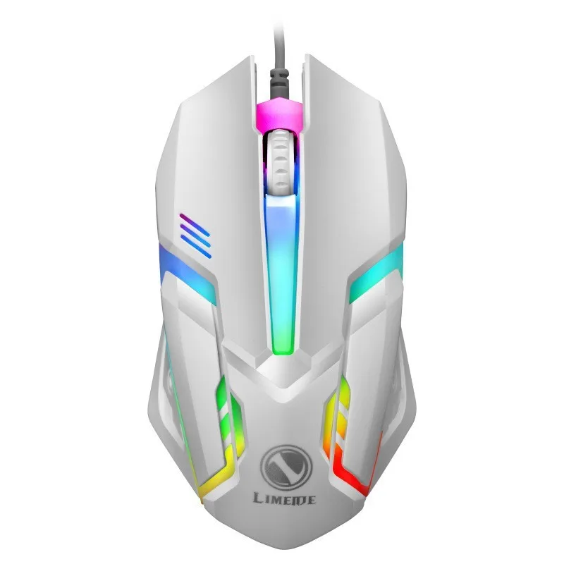 Проводная игровая мышь Li Mei S1 — RGB-подсветка USB eSports и офис для ноутбука/настольного компьютера