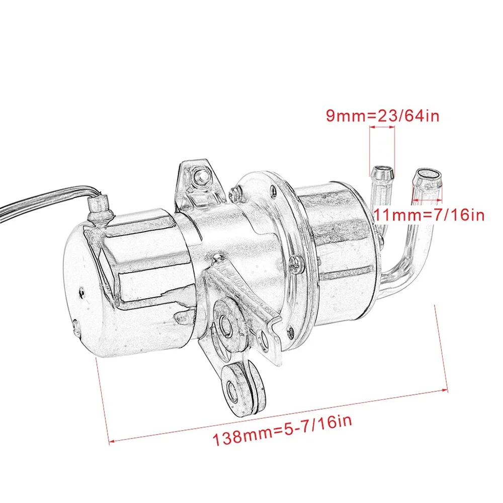 Fuel Pump For Yamaha YZF R1 R6 VMAX12 VMX12 V-MAX FZS1000 FZ1 YZF1000R Thunderace 5EB-13907-00 4SV-13907-00 / YZF-R1 YZF-R6