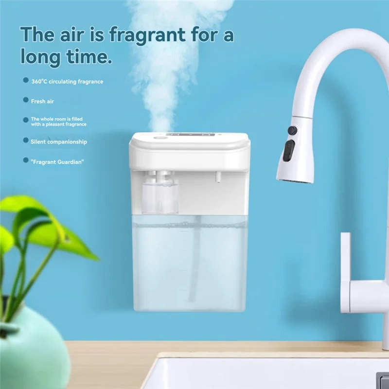 ABZV-Mobile Phone Compatible Automatic Induction Aromatherapy Machine 2 In 1 Soap Dispenser Washing Bubble Machine Infrared