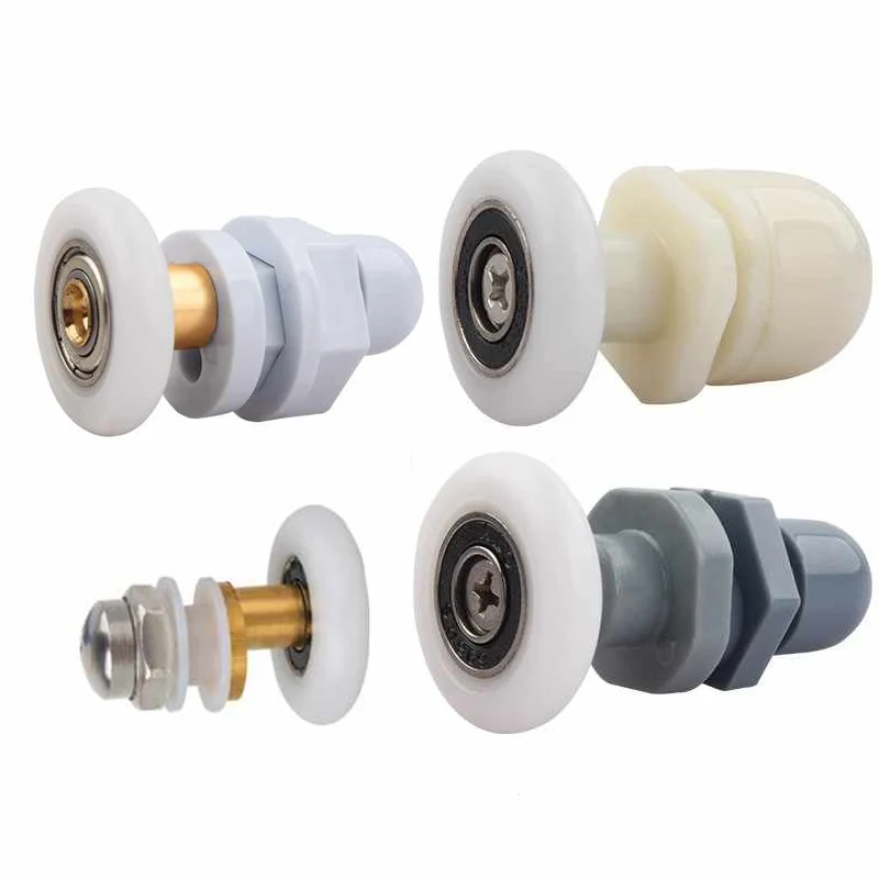 1PCS Old Style Circular Shower Room Pulley Bathroom Glass Door Sliding Door Small Hanging Roller Eccentric Single Wheel Hardware