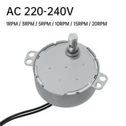 TYC50 / 50TYZ / TYJ50 Permanent Magnet Synchronous Motor AC220V 50/60Hz 1-20RPM Gear for Display Rack /Shaking Stand/PTZ Support