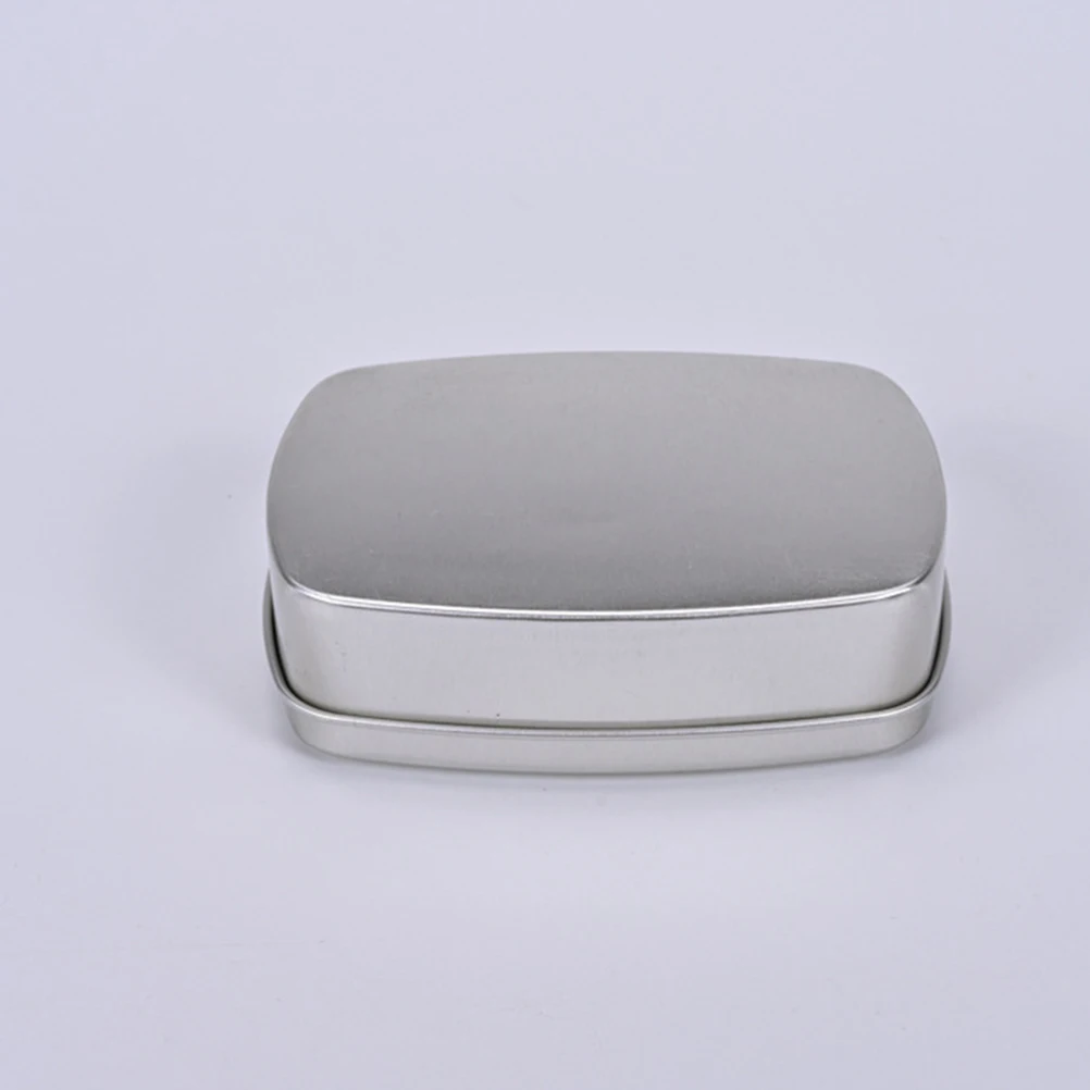 

4Pcs Aluminum Box Rectangular Mini Small Storage Containers Portable Travel Candy Tin Sealed Lid Metal Case