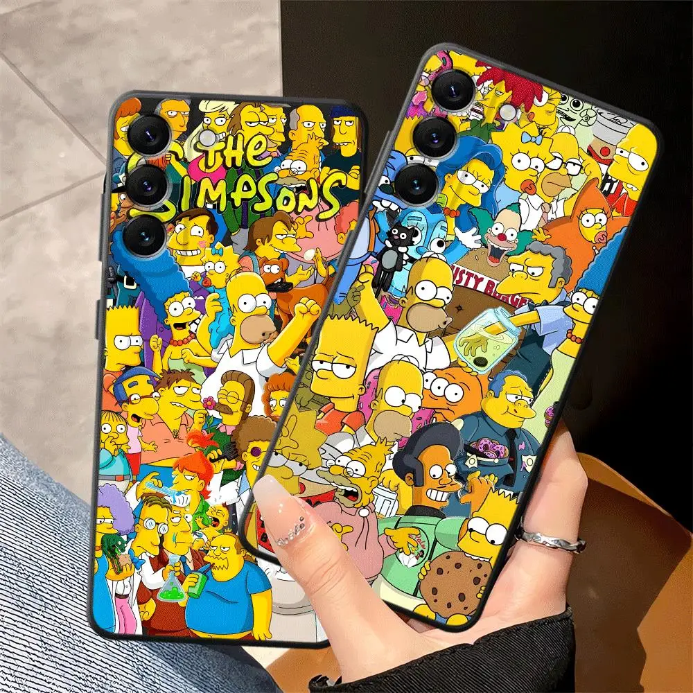 Hülle für Samsung Galaxy A22 A52 A35 A25 A71 A51 A73 A24 A55 A26 A72 A32 A41 A36 A23 A53 Weiche Handyhülle The Simpsons Cartoon
