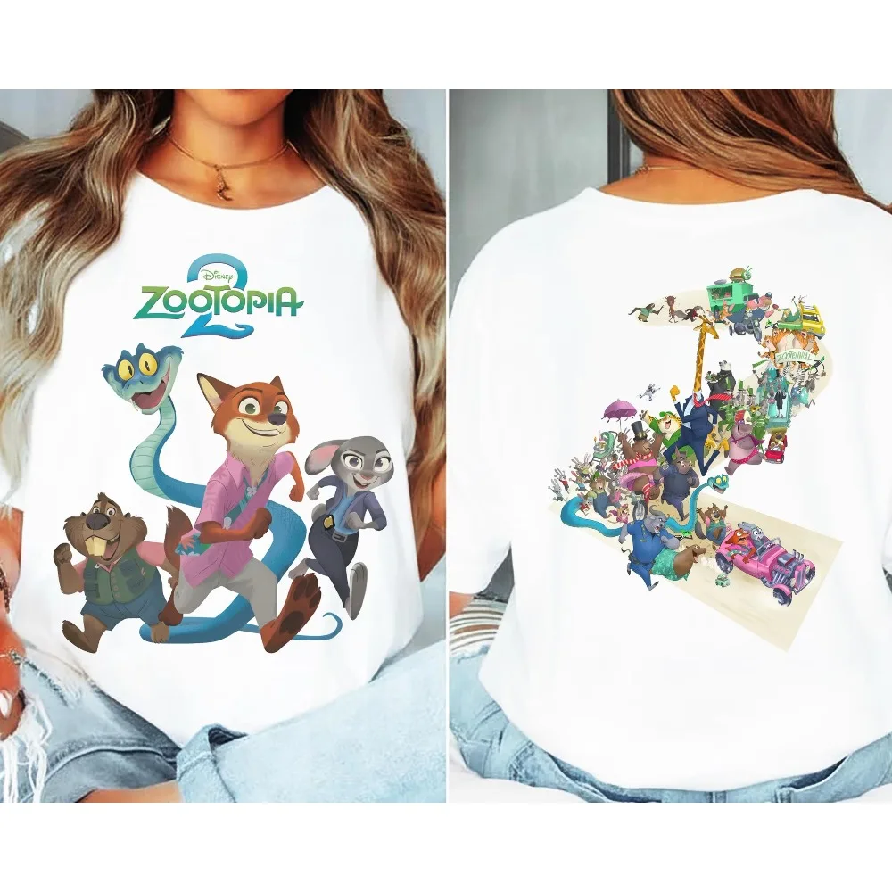 เสื้อผ้าผู้หญิงลายดิสนีย์ ซูโทเปีย 2 ลายจูดี้ ฮอปส์ นิค ไวลด์ แกรี่ เดอสเนค ที นิเบิลส์ เมเปิลสติ๊ก ซูโทรโพลิส ผ้าฝ้าย