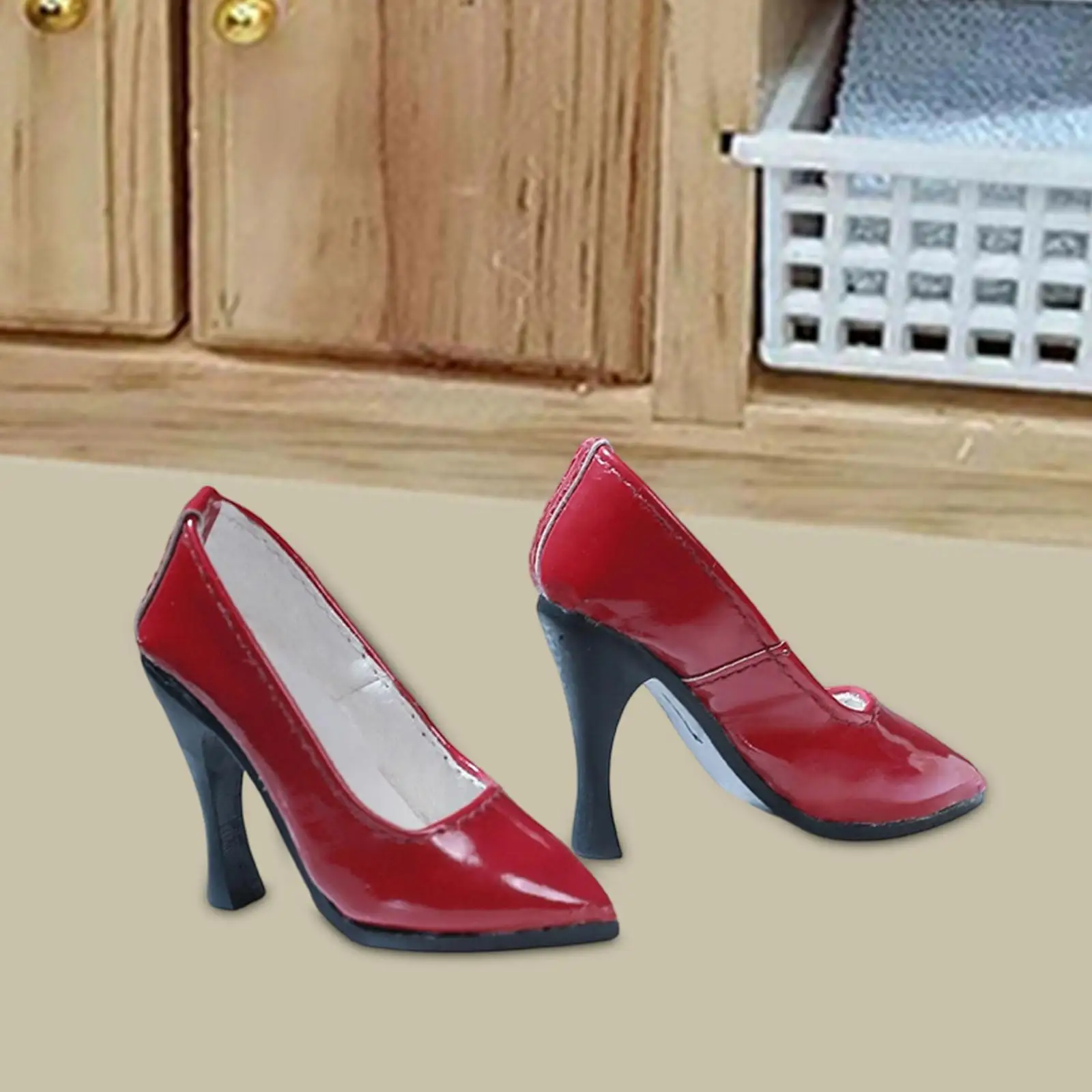 1/4 BJD Doll Shoes High Heels Model BJD Doll Accessories Realistic Miniature High Heeled Shoes for 1/4 Female Action Figure