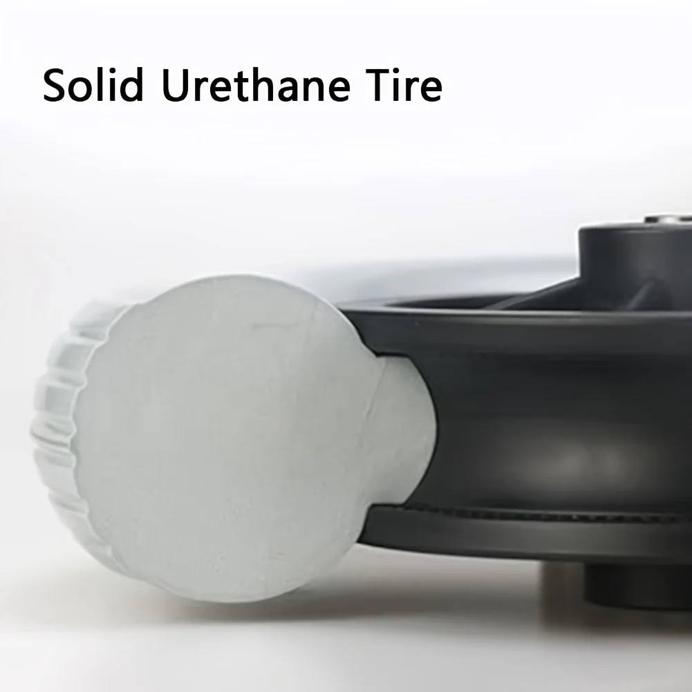 1/2pcs 200×50 Wheelchair Front/Rear Solid Wheels with 8 mm Bearings, Non-Inflatable Wheelchair Tire Accessories Durable Solid