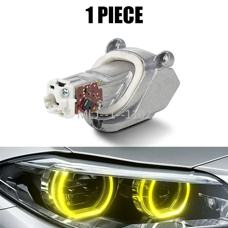 

Для BMW 5 серии 2014 2015 2016 F10 F11 LCI 528i 535i 550iX M5 дневные ходовые огни желтый ангельский глаз фары светодиодные модули DRL