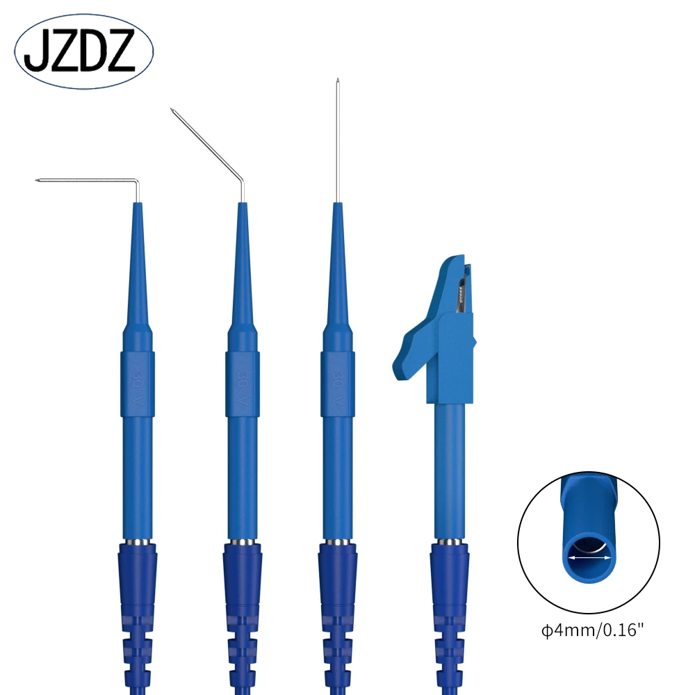 JZDZ Multimeter Test Lead Kit Alligator Clips to 4MM Banana Plug Test Probe Kit Electrical Test Tools 20pcs 25pcs 8006