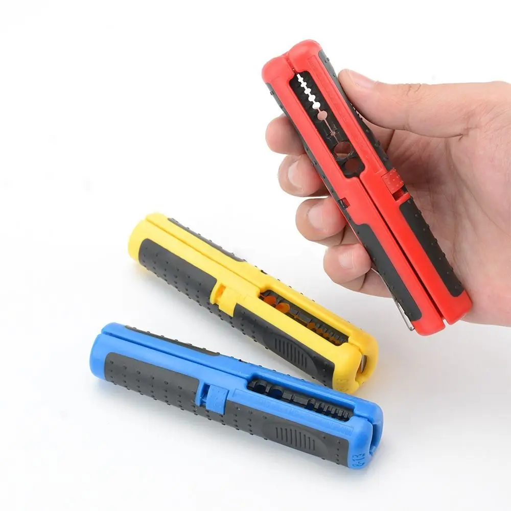 

Pen Type Universal Cable Stripper Self Adjusting Wear-Resistant Hand Wire Stripping Tool Non-slip Rust-proof