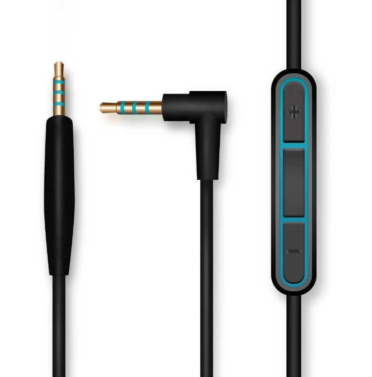 

Новый аудиокабель для наушников от 3,5 мм до 2,5 мм с микрофоном, кабель для наушников длиной 1,4 м для Bose Quietcomfort QC25 35/OE 2/OE 2i/AE2Q