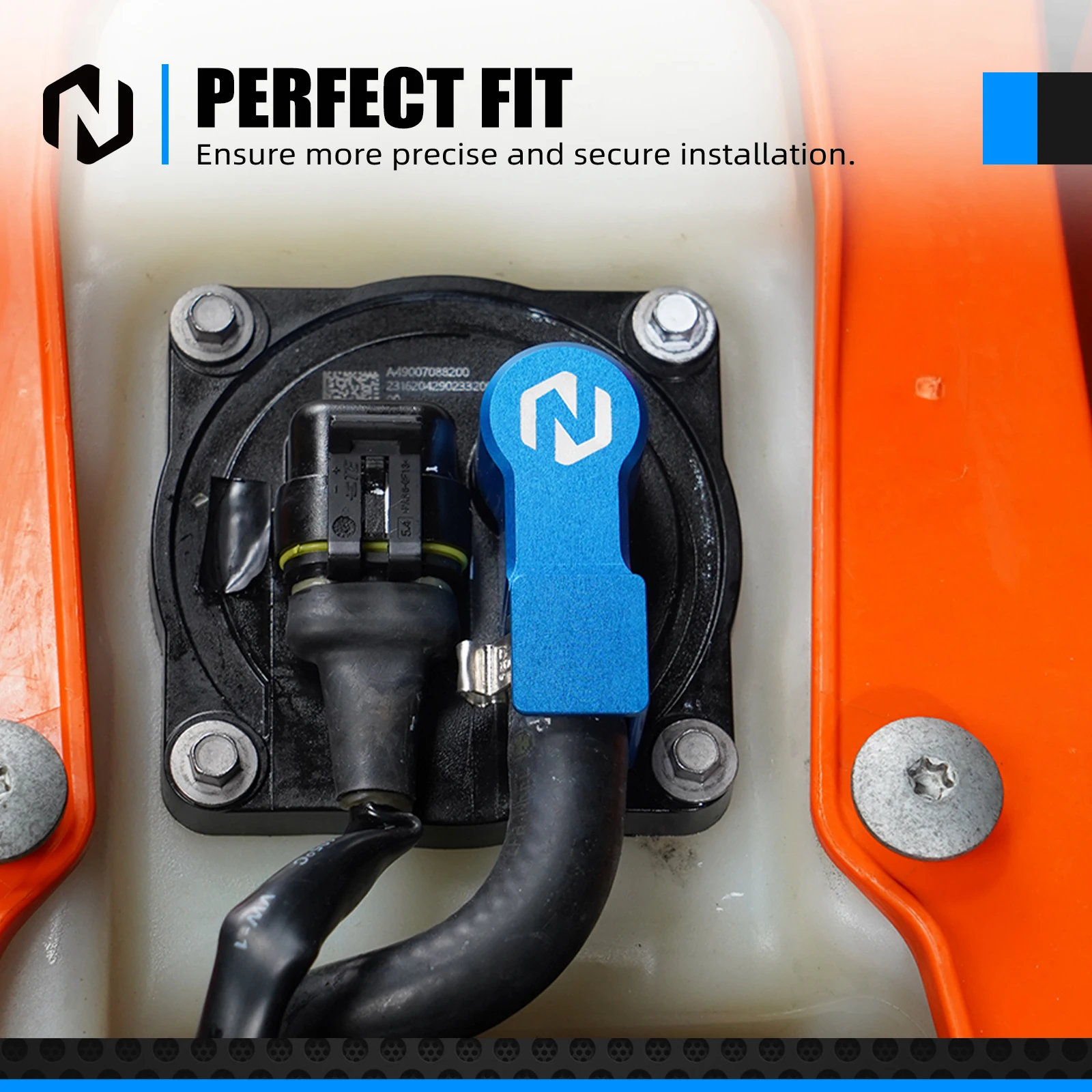Kraftstoffpumpenschutz & Kraftstofftank-Verlängerungsrohr-Kit für KTM EXC 300 EXC 250 XC-F 350 SXF 450 für Husqvarna TE 300 GasGas EC 300 – Detail 7