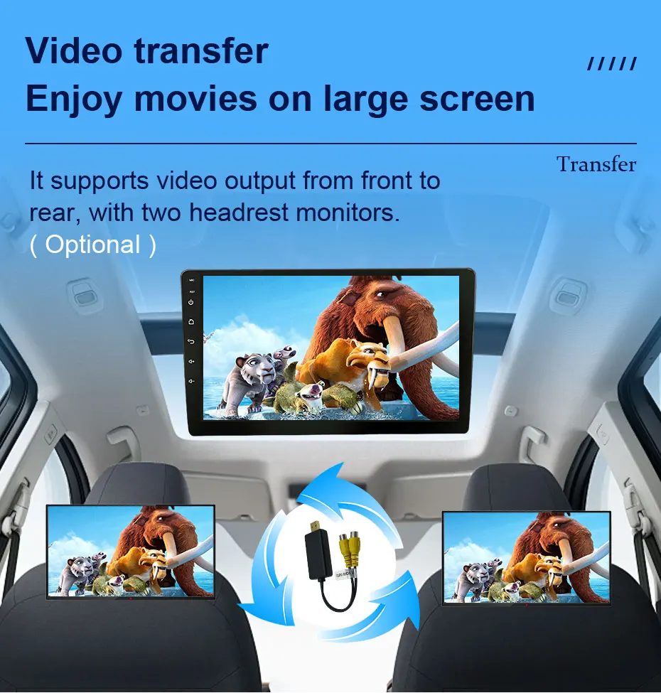 Auto-Radio Android 16 für Ford Ka 2008 - 2014 Carplay Multimedia-Player Stereo GPS Haupteinheit DSP BT WiFi 4G Split-Screen IPS – Detail 11