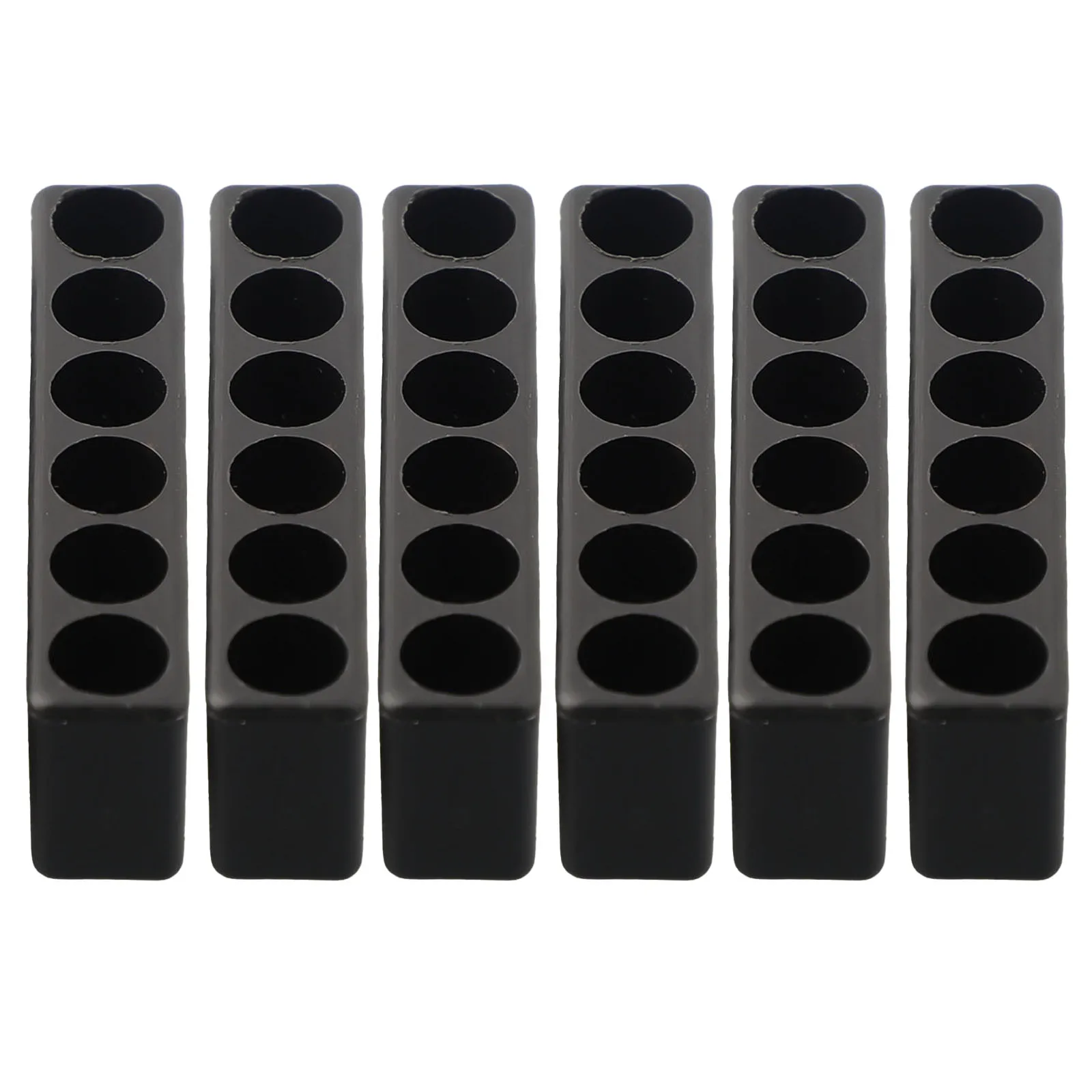 1/4 Hex Tool Holder Hex Shank Bit Holder Storage Solution Unused Black Color Meet Work Needs Multiple Hole Options