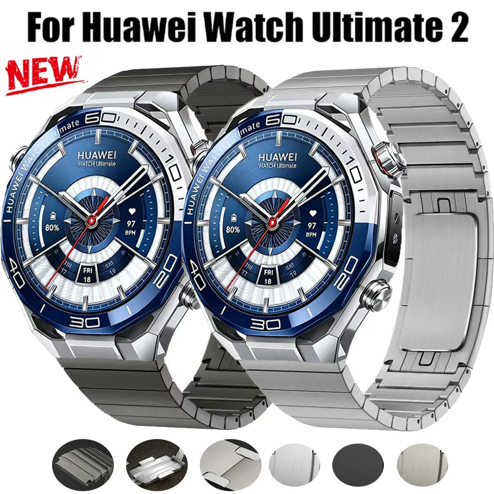 

Ремешок 22 мм для Huawei Watch Ultimate2, ремешок из нержавеющей стали для Huawei GT6Pro GT6/5 46 мм Watch5 46 мм, аксессуары для умных часов
