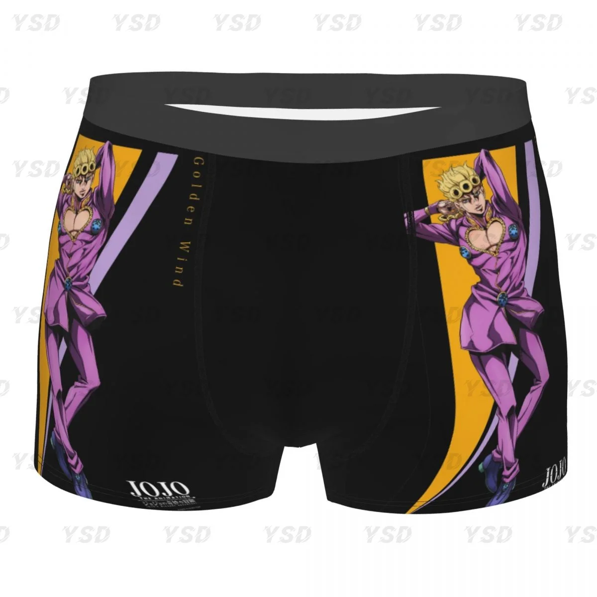 Jojo Bizarre Adventure Men's Boxer Briefs, Highly Breathable Underpants,Top Quality 3D Print Shorts Gift Idea