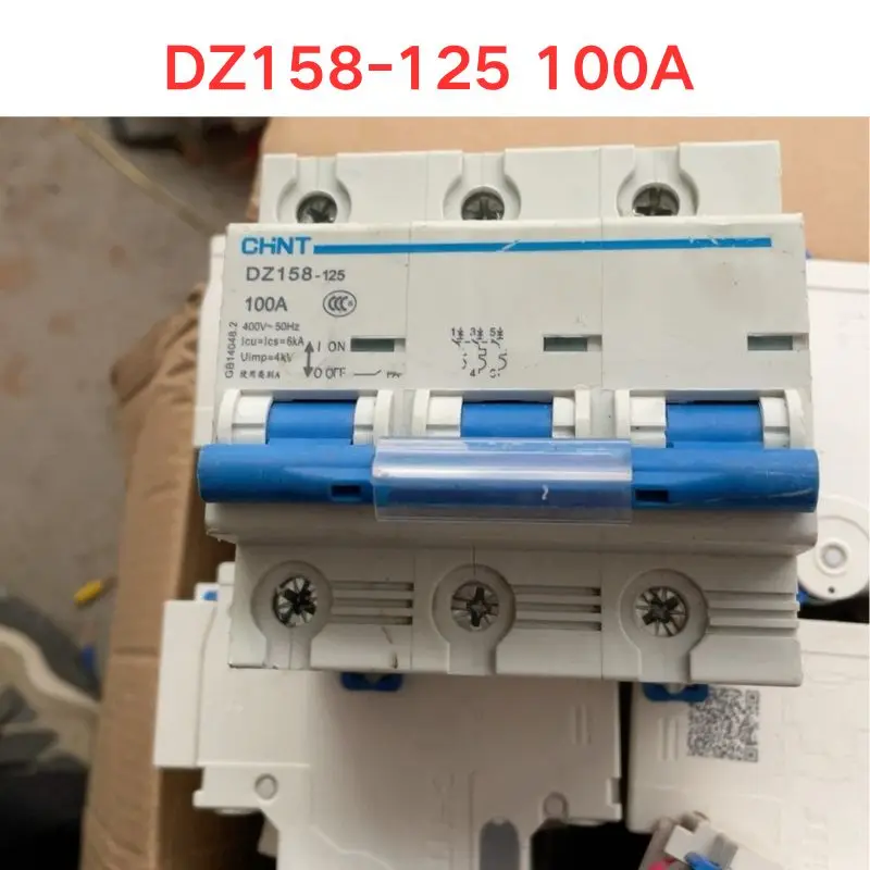 Second hand test OK DZ158-125 100A miniature circuit breaker