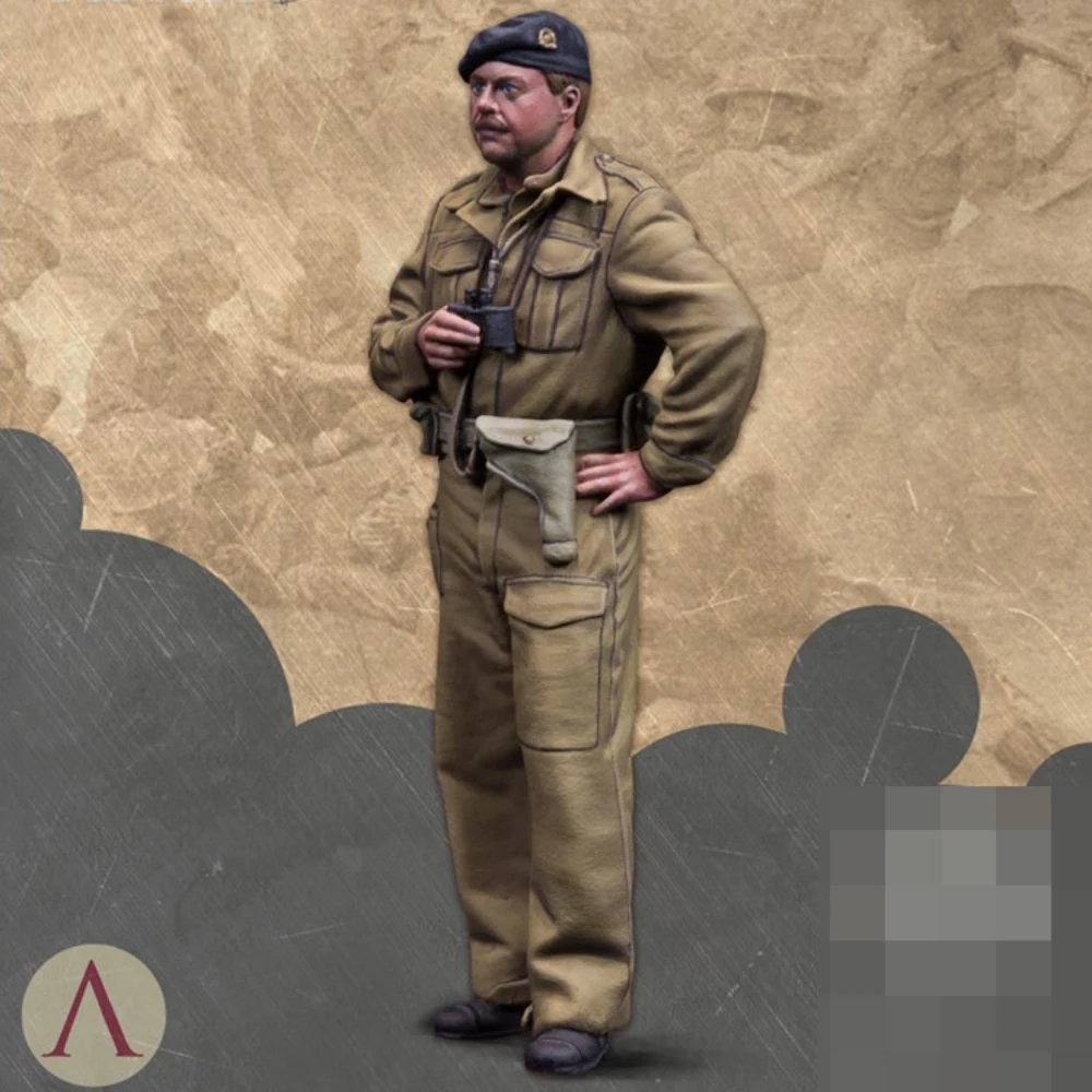 

1/35 resin soldier model GK - British officer - unassembled and unpainted DIY kit 842