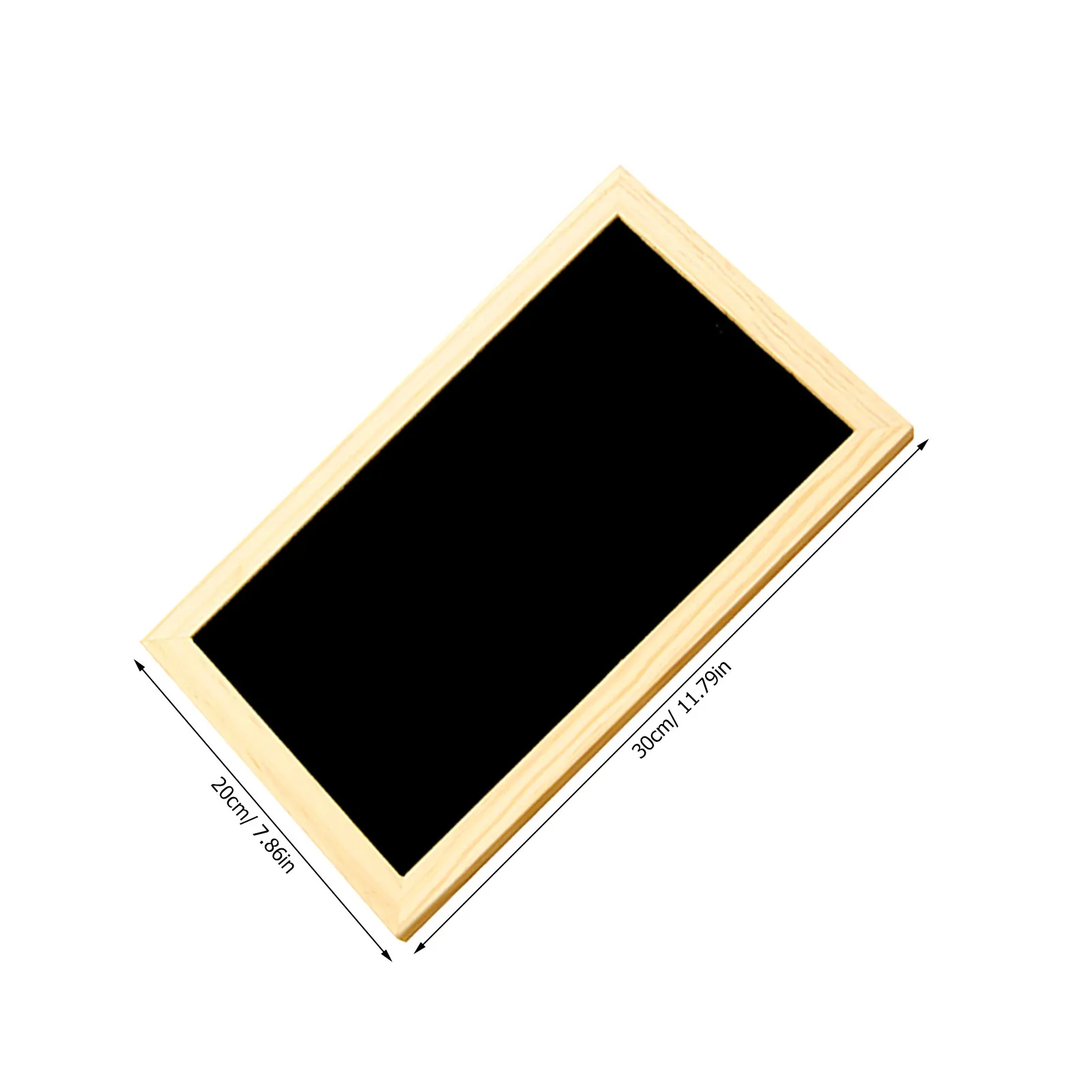 30x20cm Chalkboard Sign Reusable Erasable Message Board Hanging Blackboard Wall Decor Sign Display Board Creative Table Tag