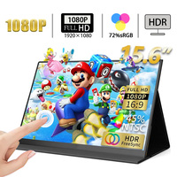 15.6 inch Portable Touch Monitor Gaming Laptop Extension Display aluminum alloy Type C Mini HDMI For PS/Steam/Deck/Switch/PC/Mac