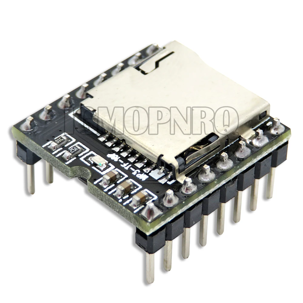 Mini MP3 DF Player Module Board MP3 Audio Voice Decode Board For Arduino Supporting TF Card U-Disk IO/Serial Port/AD DFPlayer